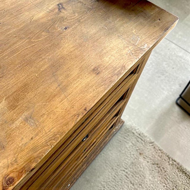 Mexican Southwestern Rustic Corona Ponderosa Pine 4-Drawer Chest For Sale - Image 10 of 13