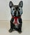 1950s Boho Chic Outdoor Garden Frenchie French Bulldog Concrete Statue For Sale - Image 11 of 14