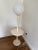 Postmodern 1980s Postmodern White Lollipop Globe Floor Lamp With Side Table Indoor/Outdoor For Sale - Image 3 of 12