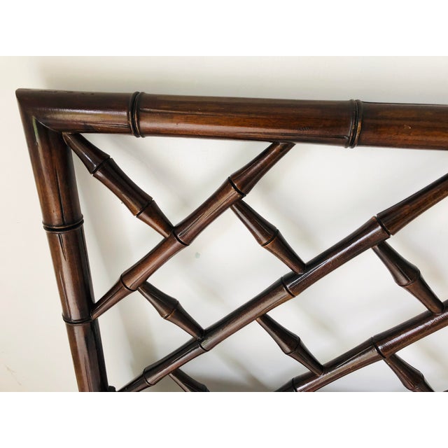 Hollywood Regency Style FauxBamboo King Size Headboard Chairish