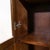 Brown Wooden Column Cabinet with Glass Door and Ceramic Knobs For Sale - Image 8 of 11