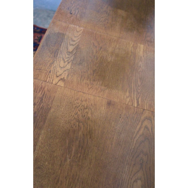 Late 18th Century Antique Oak Console Table With Fluted Legs For Sale - Image 5 of 13