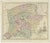 Antique map titled 'Oostergo'. Original antique map of Oostergo, part of the province of Friesland, the Netherlands....