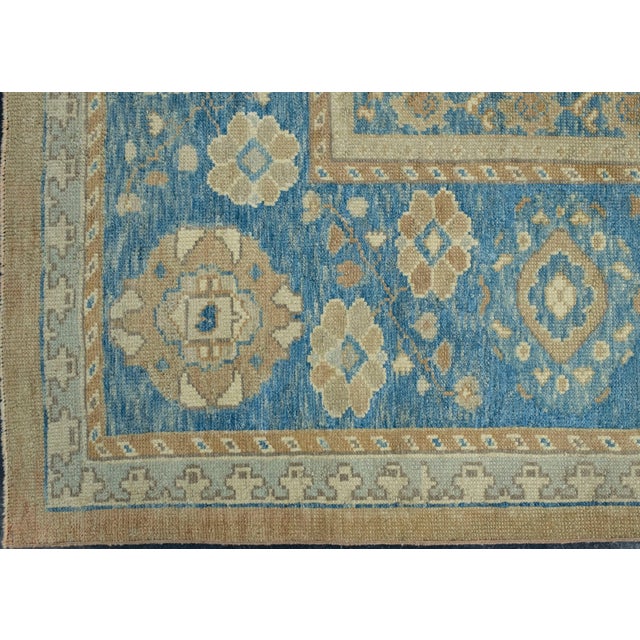 Turkish Oushak Rug 11'5" x 14'1" #18509 For Sale - Image 4 of 8