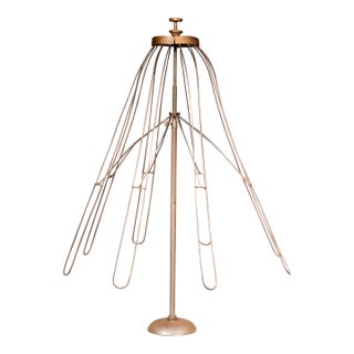 Late 19th C. Expandable Metal Skirt Form c.1887 For Sale