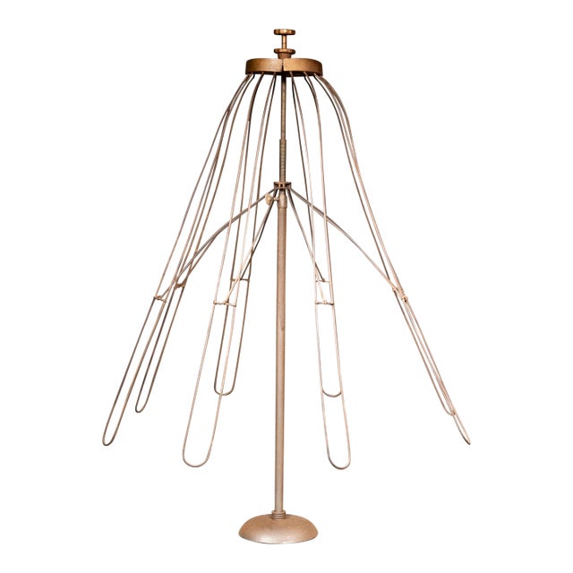 Late 19th C. Expandable Metal Skirt Form c.1887 For Sale