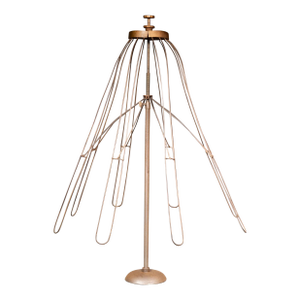 Late 19th C. Expandable Metal Skirt Form c.1887