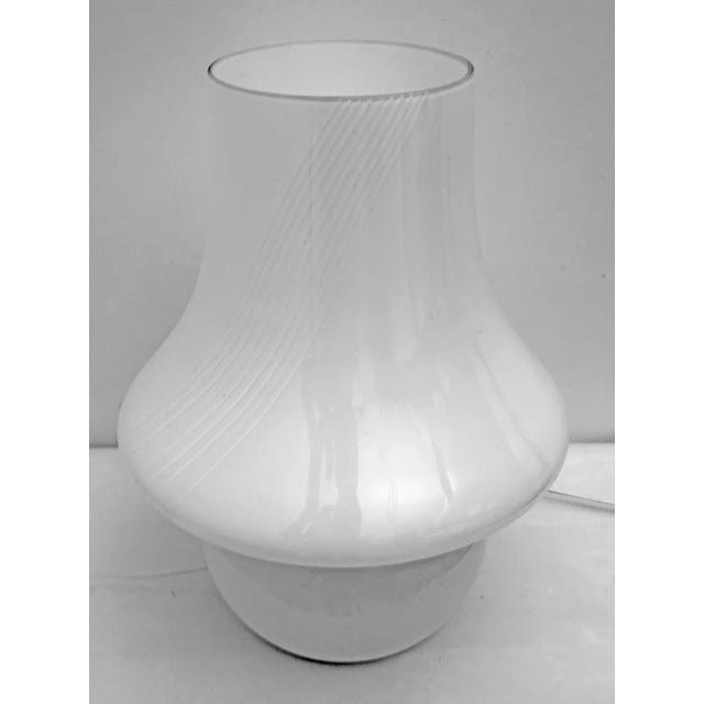 1970s Mid-Century Murano Glass Fungus Table Lamp, 1970s For Sale - Image 5 of 8