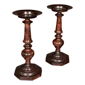 1930's Pair of Vintage Candle Prickets