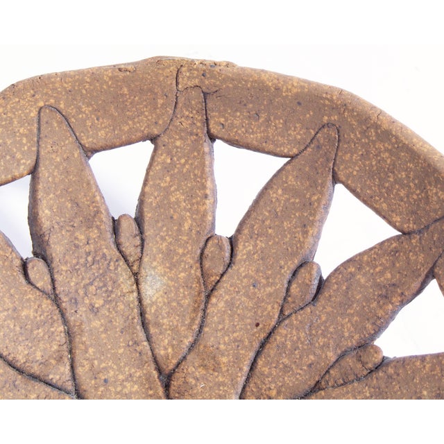 Contemporary Signed Studio Pottery Pierced Bowl by Michael Zoeller For Sale - Image 3 of 7