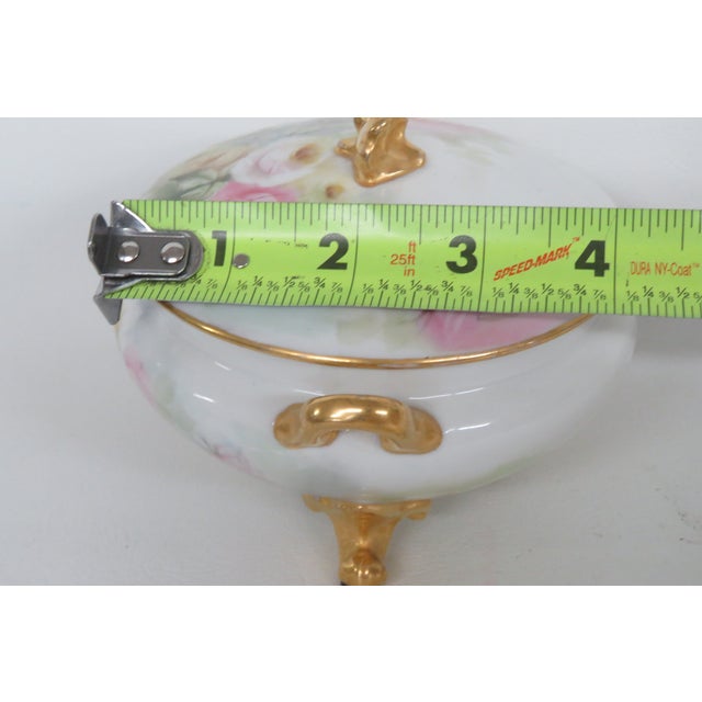 Gda Limoges France Porcelain Lidded Sugar Bowl 4572b For Sale - Image 13 of 18