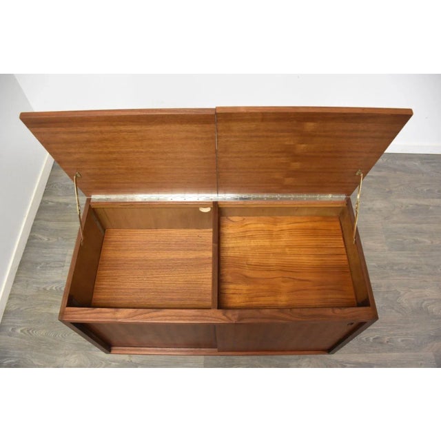 Wood Refinished Bar Credenza For Sale - Image 7 of 10