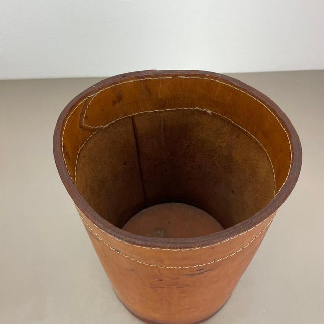 Leather PaperBasket from Torben Ørskov & Co, Denmark, 1960s For Sale - Image 13 of 18