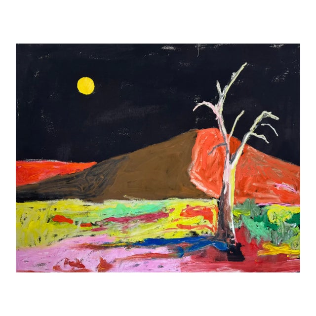 Way Out There, Contemporary Abstract Landscape Painting by Matt Higgins For Sale