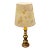 Michael Berman Brass Candle Stick Lamp For Sale