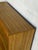 Vintage Oak Bookcase With 3 Open Shelves Scalloped Top Trim and Tapered Legs Denmark 1960s For Sale In Los Angeles - Image 6 of 9