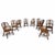 9 x RAC / Royal Antique Collection / Oak wheelback Windsor armchairs / 4 x medium oak / 5 x darl oak collor / 1980s Height...
