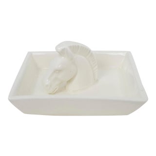 Mid-Century Etruscan Horse Ring Dish For Sale