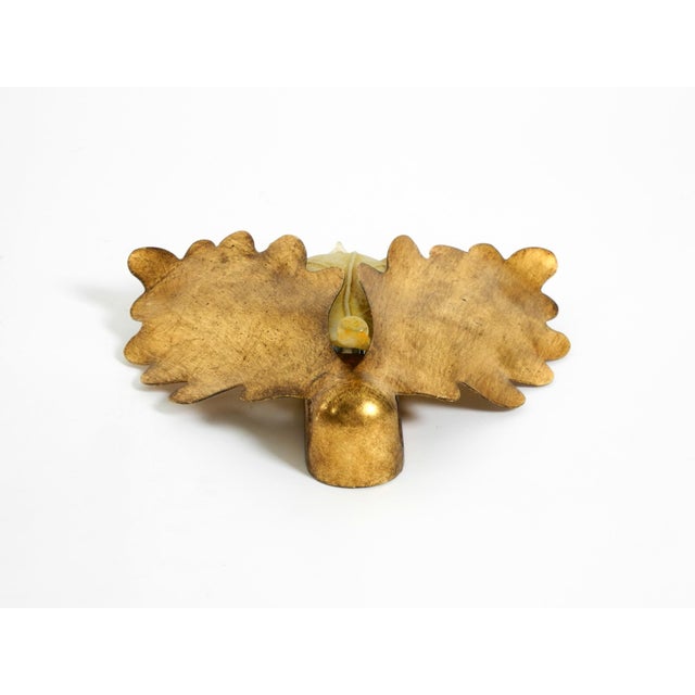 Vintage Gold-Plated Glass and Metal Wall Lamp by Banci Firenze, Italy, 2000s For Sale - Image 10 of 18