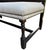1980s French Provincial Style Ebonized & Caned High-Back Bench With Nailhead Trim For Sale - Image 14 of 18