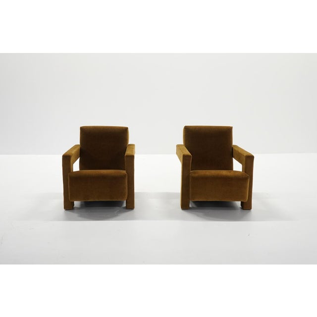 Utrecht 637 Lounge Chairs by Gerrit Rietveld for Cassina, 1990s, Set of 2, in Very Good conditions. Designed 1990 to 1999...
