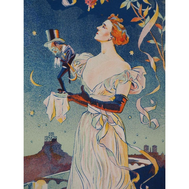 Ferdinand Bac, Charming Woman, 1895, Lithograph For Sale - Image 3 of 10