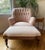 Traditional Custom Tufted Wingback Chair and Ottoman in Pink by Oscar De La Renta For Sale - Image 3 of 12