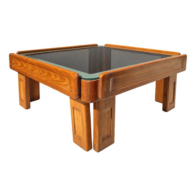 Mid-Century Square Coffee Table 1960s For Sale