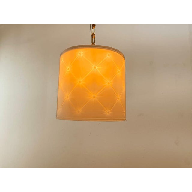 Gold Brass Pendant Lamp For Sale - Image 9 of 18