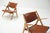 Vintage CH28 Sawbuck Lounge Chairs by Hans J. Wegner for Carl Hansen, 1960s, Set of 2 For Sale - Image 9 of 11
