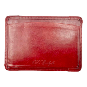 Vintage the Carlyle Hotel Nyc Red Leather Card Case