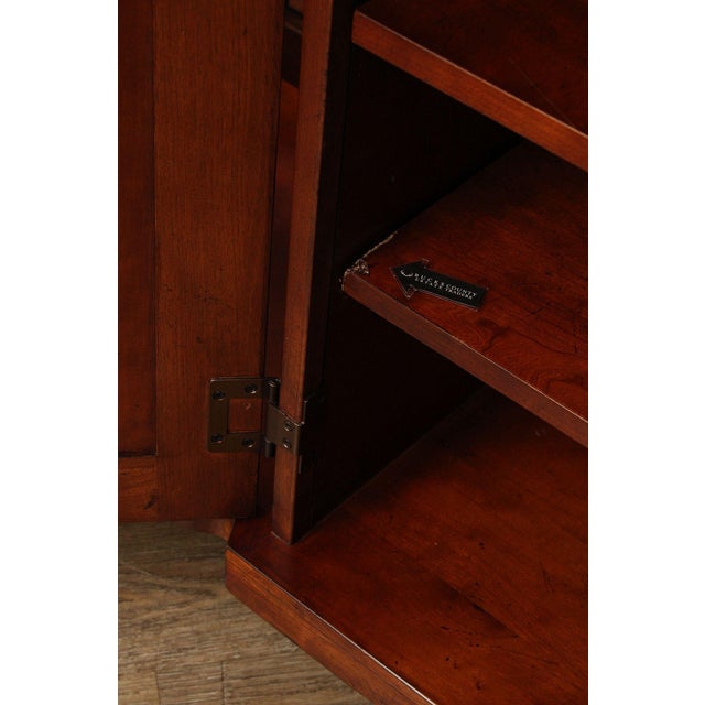 Brown Empire Style Cherry Sideboard Buffet Cabinet For Sale - Image 8 of 12