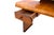 Art Deco desk, Poland, circa 1950. Dimensions: height 121 cm / width 116 cm / depth 52 cm, chair recess: height 61 cm /...