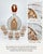 Art Deco Amber Overlay Cut Crystal Decanter & Cordial Glasses, 1930s, Set of 5 For Sale - Image 16 of 17