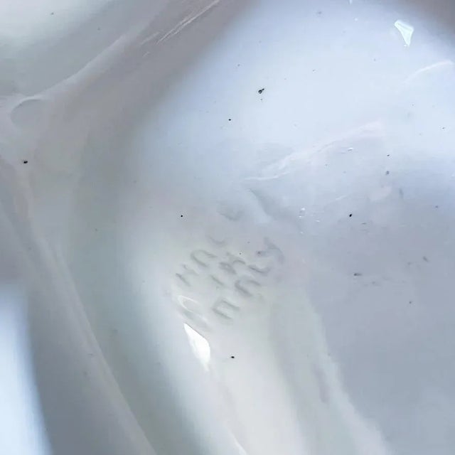 Mid-Century Italian Hand-Painted Majolica Serving Platter Depicting Fruits For Sale - Image 9 of 10