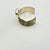 1990s Vintage Southwestern Navajo American Silversmith Fritson Toledo Sterling & Green Turquoise Cuff Bracelet - 7” For Sale - Image 10 of 18