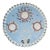 Sea Shell Art Rose on Blue Created by Elia For Sale