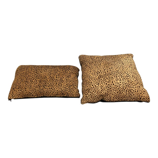 2000s Custom Animal Print Pillows Set of 2 Chairish