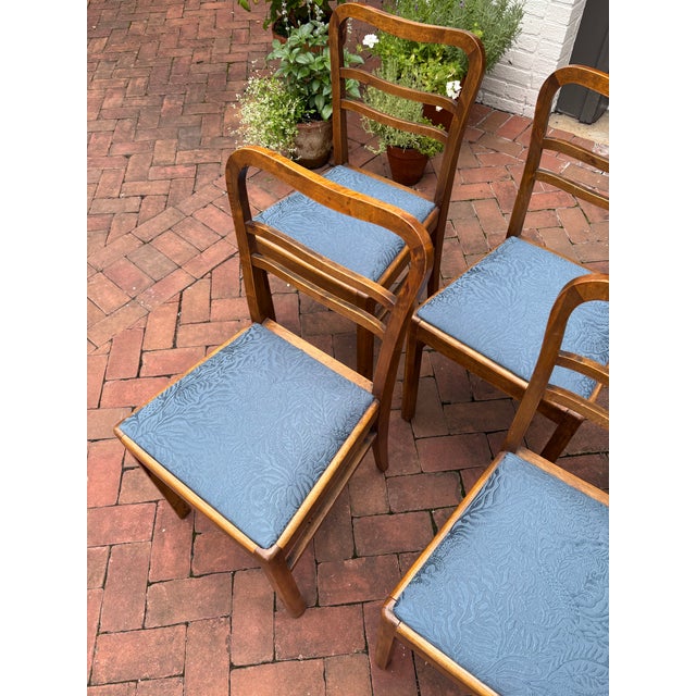 Mid 20th Century Mid 20th Century Polish Beech Dining Chairs For Sale - Image 5 of 9