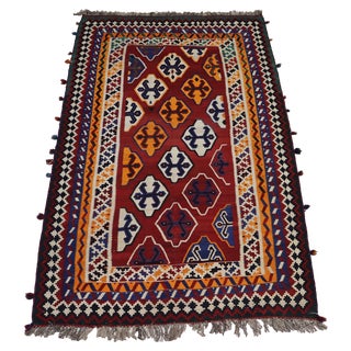 Vintage Qashqari Rug,, 1920s For Sale