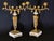 19th C French Louis XVI Bronze Crystal Clock Set 3Pc For Sale - Image 15 of 17