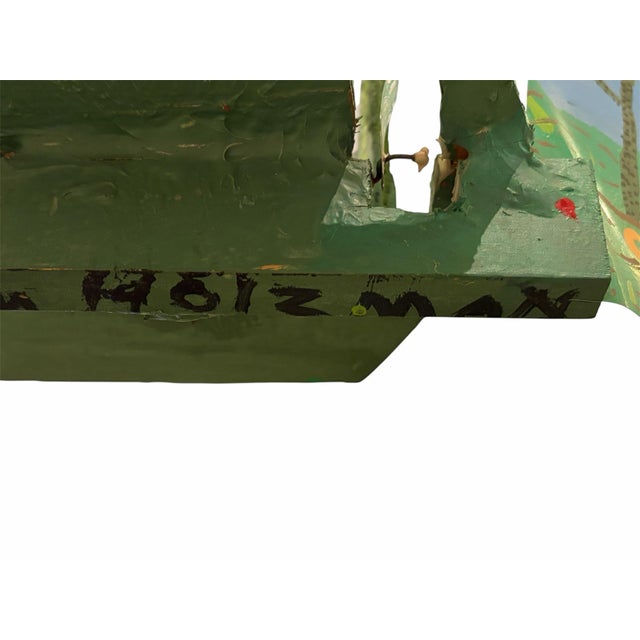 Wood William Holzman Folk Art Whirligig Weathervane For Sale - Image 7 of 9