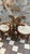 Vintage Honeymoon Brown Bamboo Set Oval Glass Top For Sale - Image 6 of 8