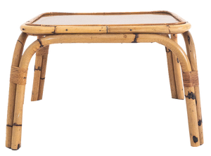 Rectangular Table in Bamboo, Italy, 1970s