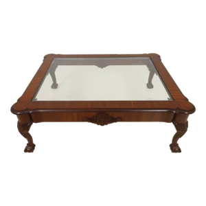 Henkel Harris Ball & Claw Mahogany Coffee Cocktail Table