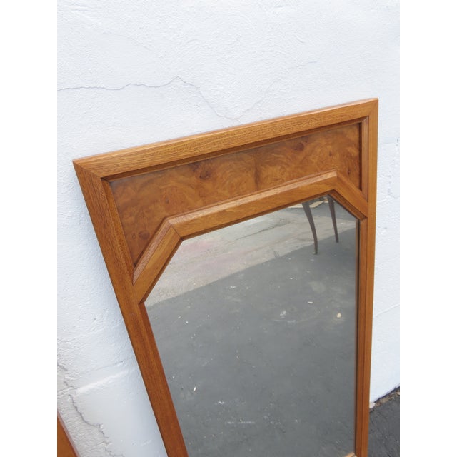 Basic Witz Mid Century Wall Bathroom Vanity Mirrors a Pair 6578 For Sale - Image 4 of 8
