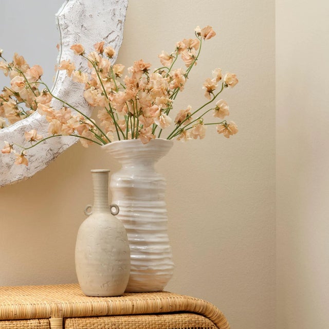 Cream Jamie Young Marine Vase, Large For Sale - Image 8 of 8