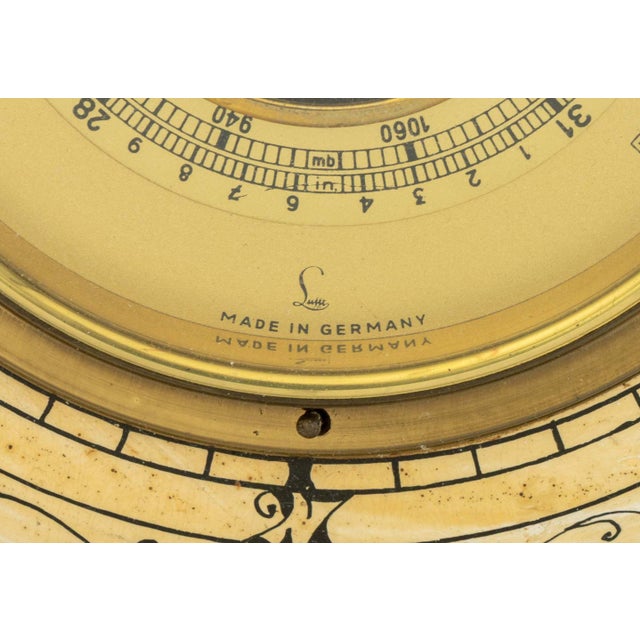 Italian Baroque Style Ebonized & Gilt Barometer For Sale In New York - Image 6 of 11