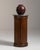 Early 19th Century France Rich Walnut Brown Fluted Walnut Pedestal Cabinet For Sale In Greensboro - Image 6 of 11
