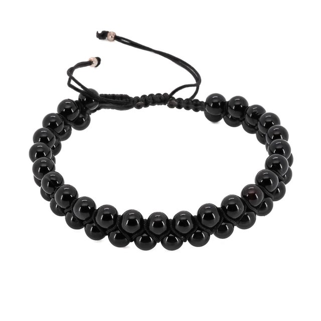 Black Onyx Men's Self Control Bracelet For Sale In Miami - Image 6 of 6